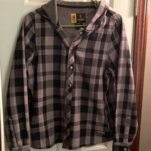Browning Flannel Hoodie